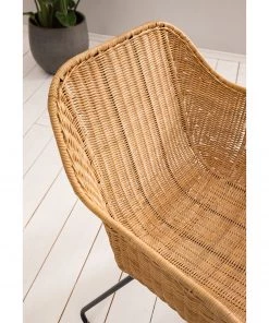 Ars manufacti Armlehnenstuhl Vuna - Rattan / Metall - Rattan Natur / Schwarz -Deutschland Stühle Verkaufs-Shop 1000184178 200317 14455600026 DETAILS P000000001000184178