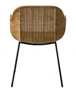 Ars manufacti Armlehnenstuhl Vuna - Rattan / Metall - Rattan Natur / Schwarz -Deutschland Stühle Verkaufs-Shop 1000184178 200317 14455900031 DETAILS P000000001000184178