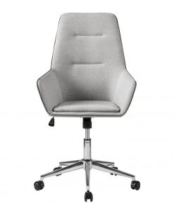 Fredriks Bürodrehstuhl Skabu - Webstoff / Metall - Chrom - Grau -Deutschland Stühle Verkaufs-Shop 1000184188 200207 09400300003 DETAILS P000000001000184188