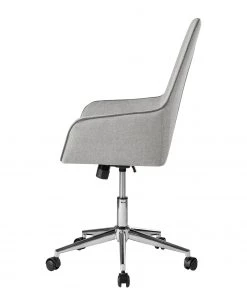 Fredriks Bürodrehstuhl Skabu - Webstoff / Metall - Chrom - Grau -Deutschland Stühle Verkaufs-Shop 1000184188 200207 09400300004 DETAILS P000000001000184188