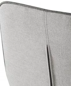 Fredriks Bürodrehstuhl Skabu - Webstoff / Metall - Chrom - Grau -Deutschland Stühle Verkaufs-Shop 1000184188 200207 09400300006 DETAILS P000000001000184188