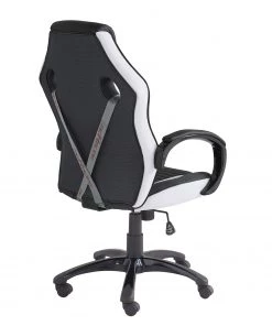 Home24office Gaming Chair Emra - Kunstleder / Nylon - Weiß / Schwarz -Deutschland Stühle Verkaufs-Shop 1000185251 191105 08404900007 DETAILS P000000001000185251