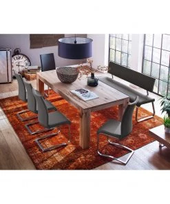 Fredriks Freischwinger Marco - Echtleder Gyda: Grau - 2er Set -Deutschland Stühle Verkaufs-Shop 1000188903 201021 10350400168 MOOD DETAILS P000000001000188903 mood