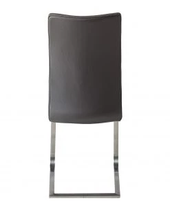 Fredriks Freischwinger Marco - Echtleder Gyda: Grau - 2er Set -Deutschland Stühle Verkaufs-Shop 1000188903 201021 10350400170 DETAILS P000000001000188903