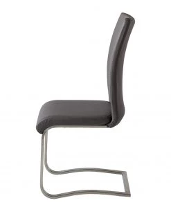 Fredriks Freischwinger Marco - Echtleder Gyda: Grau - 2er Set -Deutschland Stühle Verkaufs-Shop 1000188903 201021 10350600171 DETAILS P000000001000188903