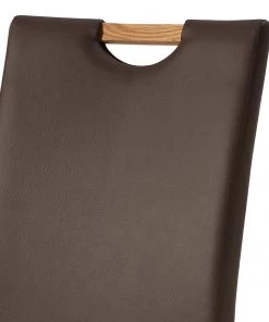 Schösswender Esszimmerstuhl Palma (2er-Set) - Kunstleder / Wildeiche massiv - Braun -Deutschland Stühle Verkaufs-Shop 1000191379 191120 16130300020 DETAILS P000000001000191379