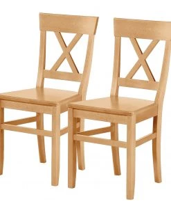 Schösswender Esszimmerstuhl Linz (2er-Set) - Buche massiv - Buche