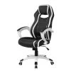 Furnitive Gaming Chair Meon - Kunstleder / Kunststoff - Schwarz / Matt Weiß