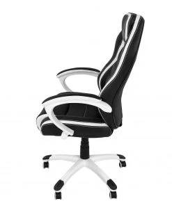 Furnitive Gaming Chair Meon - Kunstleder / Kunststoff - Schwarz / Matt Weiß -Deutschland Stühle Verkaufs-Shop 1000196340 191220 12361100014 DETAILS P000000001000196340