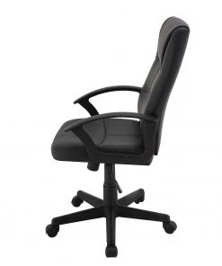 Furnitive Bürostuhl Monts - Kunstleder / Kunststoff - Schwarz / Schwarz -Deutschland Stühle Verkaufs-Shop 1000196353 191220 12361200063 DETAILS P000000001000196353