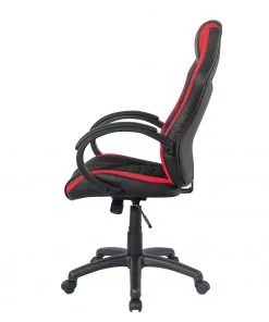 Furnitive Gaming Chair Orgon - Kunstleder & Mesh / Kunststoff - Schwarz / Rot -Deutschland Stühle Verkaufs-Shop 1000196354 191220 12361300067 DETAILS P000000001000196354