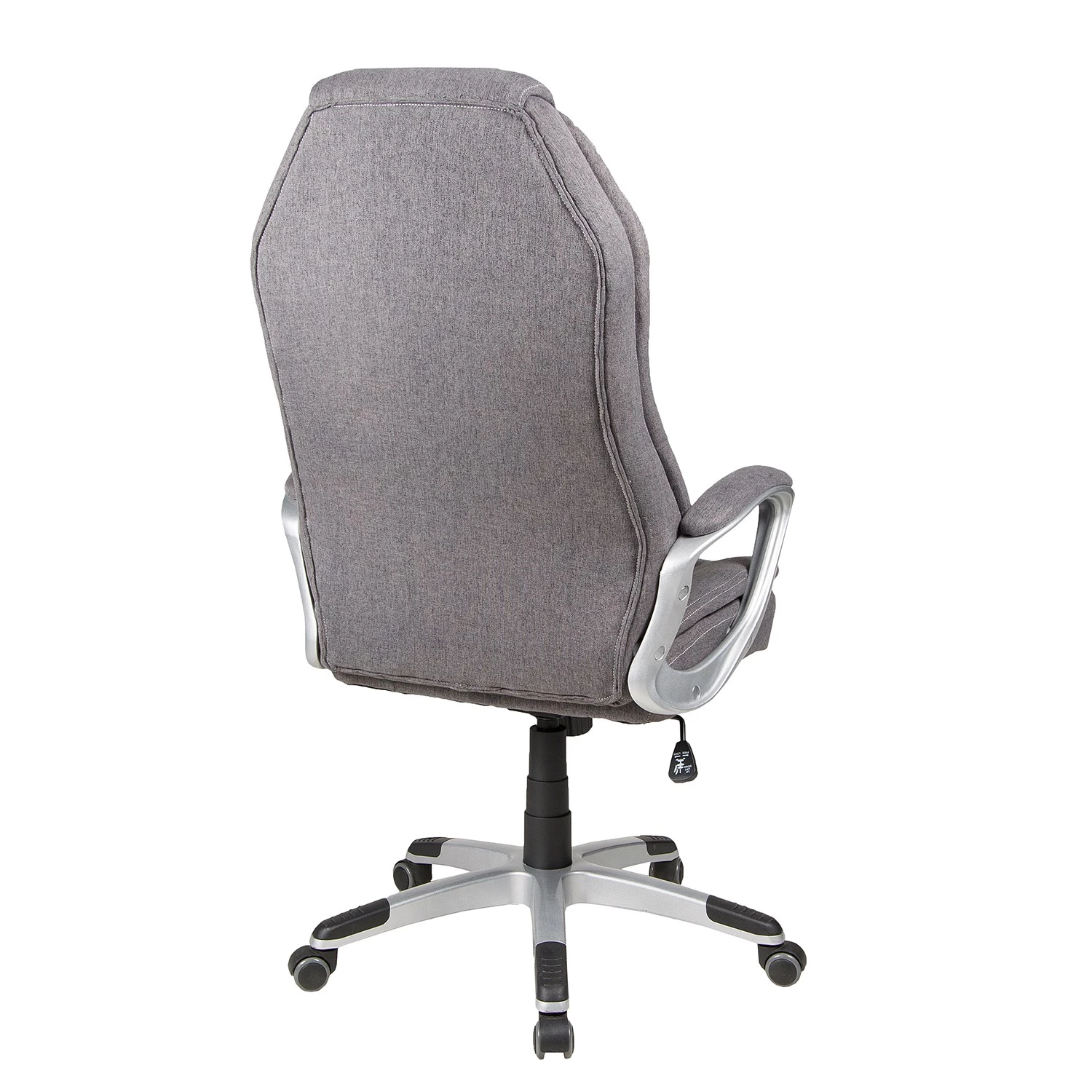 Duo Collection Bürodrehstuhl Dirk - Webstoff / Nylon - Dunkelgrau / Silber 4 Duo Collection Bürodrehstuhl Dirk - Webstoff / Nylon - Dunkelgrau / Silber – Bild 4