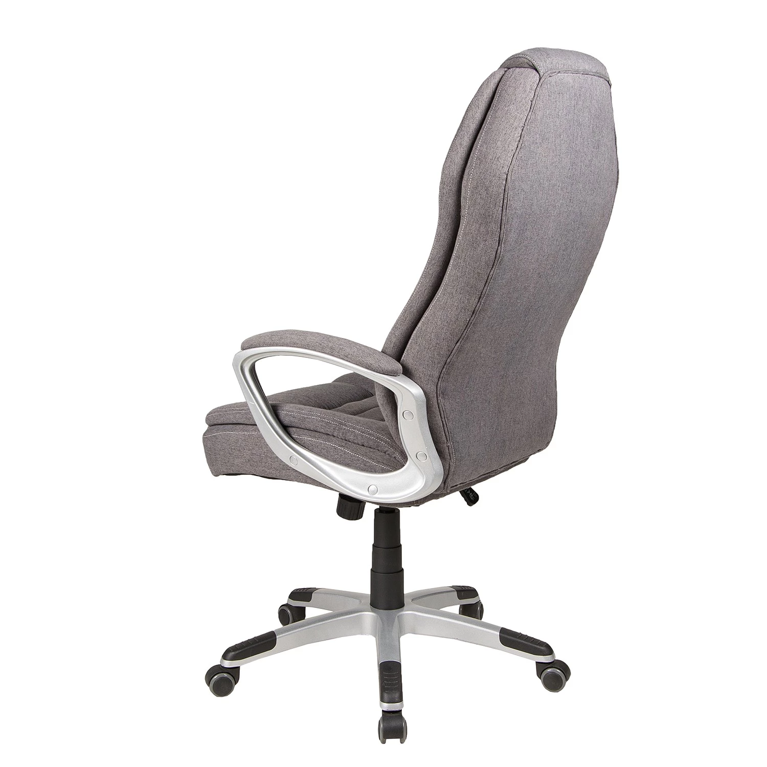 Duo Collection Bürodrehstuhl Dirk - Webstoff / Nylon - Dunkelgrau / Silber 6 Duo Collection Bürodrehstuhl Dirk - Webstoff / Nylon - Dunkelgrau / Silber – Bild 6