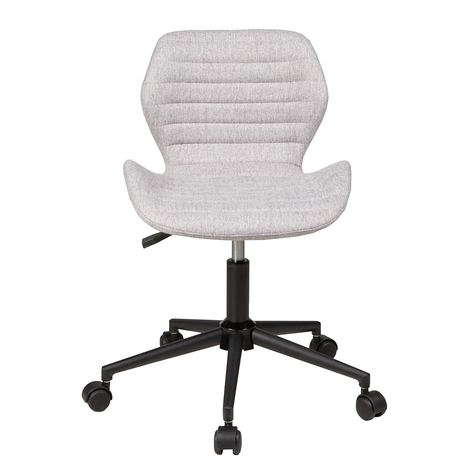 Duo Collection Bürodrehstuhl Marie II - Webstoff / Stahl - Hellgrau / Schwarz 2 Duo Collection Bürodrehstuhl Marie II - Webstoff / Stahl - Hellgrau / Schwarz – Bild 2