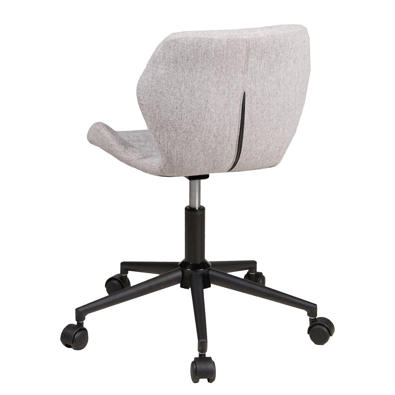 Duo Collection Bürodrehstuhl Marie II - Webstoff / Stahl - Hellgrau / Schwarz 4 Duo Collection Bürodrehstuhl Marie II - Webstoff / Stahl - Hellgrau / Schwarz – Bild 4