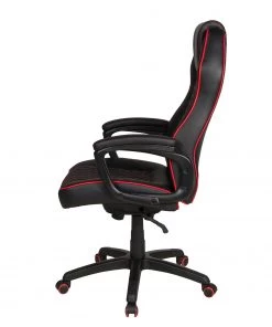 Duo Collection Bürodrehstuhl Maik XXL - Kunstleder / Nylon - Rot / Schwarz -Deutschland Stühle Verkaufs-Shop 1000198947 200127 16101900036 DETAILS P000000001000198947