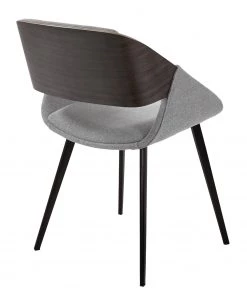 Norrwood Polsterstuhl Zempin - Webstoff / Metall - Walnuss Dekor - Lichtgrau -Deutschland Stühle Verkaufs-Shop 1000200199 200206 07392400004 DETAILS P000000001000200199