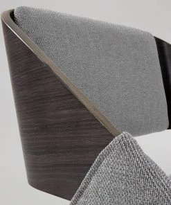 Norrwood Polsterstuhl Zempin - Webstoff / Metall - Walnuss Dekor - Lichtgrau -Deutschland Stühle Verkaufs-Shop 1000200199 200206 07392400005 DETAILS P000000001000200199