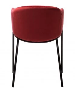 Mørteens Armlehnenstuhl Koloa I - Samt / Stahl - Bordeaux / Schwarz -Deutschland Stühle Verkaufs-Shop 1000205088 201105 13561200028 DETAILS P000000001000205088