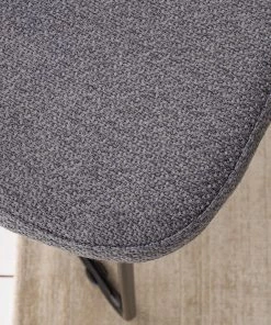 Mørteens Armlehnenstuhl Tulia - Webstoff / Stahl - Dunkelgrau / Schwarz -Deutschland Stühle Verkaufs-Shop 1000205089 210129 13285700006 DETAILS P000000001000205089