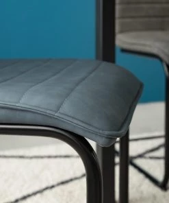 Mørteens Freischwinger Lylen (2er-Set) - Kunstleder / Stahl - Schwarz - Vintage Blau 25 Mørteens Freischwinger Lylen (2er-Set) - Kunstleder / Stahl - Schwarz - Vintage Blau -Deutschland Stühle Verkaufs-Shop 1000205096 201118 12545500005 DETAILS P000000001000205096