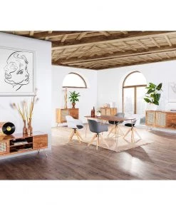 Mørteens Armlehnstuhl Florin (2er-Set) - drehbar - Kunststoff / Eiche massiv - Eiche - Weiß -Deutschland Stühle Verkaufs-Shop 1000205491 200306 15460300010 MOOD DETAILS P000000001000205491 mood