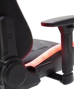 Furnitive LED Gaming Chair MC Racing - Kunstleder / Kunststoff - Schwarz / Weiß -Deutschland Stühle Verkaufs-Shop 1000205591 200310 11152900089 DETAILS P000000001000205591