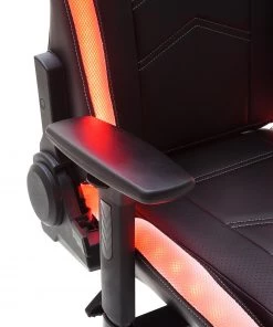 Furnitive LED Gaming Chair MC Racing - Kunstleder / Kunststoff - Schwarz / Weiß -Deutschland Stühle Verkaufs-Shop 1000205591 200310 11153000092 DETAILS P000000001000205591