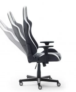 Furnitive LED Gaming Chair MC Racing - Kunstleder / Kunststoff - Schwarz / Weiß -Deutschland Stühle Verkaufs-Shop 1000205591 200310 11153100101 DETAILS P000000001000205591