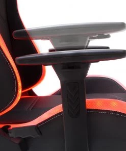 Furnitive LED Gaming Chair MC Racing - Kunstleder / Kunststoff - Schwarz / Weiß -Deutschland Stühle Verkaufs-Shop 1000205591 200310 11153100103 DETAILS P000000001000205591