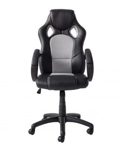 Furnitive Gaming Chair Livaro - Kunstleder & Mesh / Kunststoff - Schwarz / Grau 17 Furnitive Gaming Chair Livaro - Kunstleder & Mesh / Kunststoff - Schwarz / Grau -Deutschland Stühle Verkaufs-Shop 1000207821 201008 11430700010 DETAILS P000000001000207821