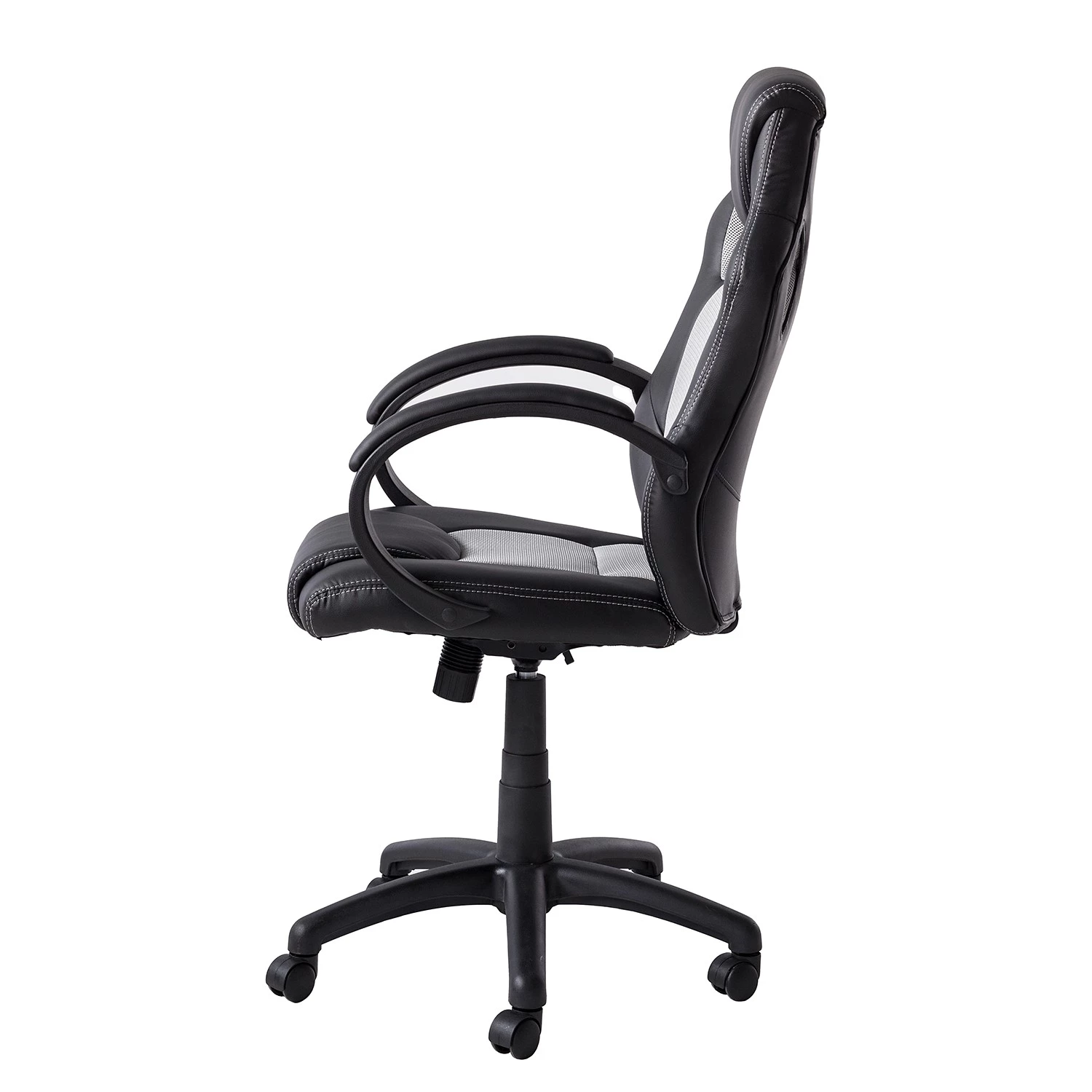 Furnitive Gaming Chair Livaro - Kunstleder & Mesh / Kunststoff - Schwarz / Grau 5 Furnitive Gaming Chair Livaro - Kunstleder & Mesh / Kunststoff - Schwarz / Grau – Bild 5