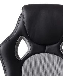 Furnitive Gaming Chair Livaro - Kunstleder & Mesh / Kunststoff - Schwarz / Grau 21 Furnitive Gaming Chair Livaro - Kunstleder & Mesh / Kunststoff - Schwarz / Grau -Deutschland Stühle Verkaufs-Shop 1000207821 201008 11430800014 DETAILS P000000001000207821