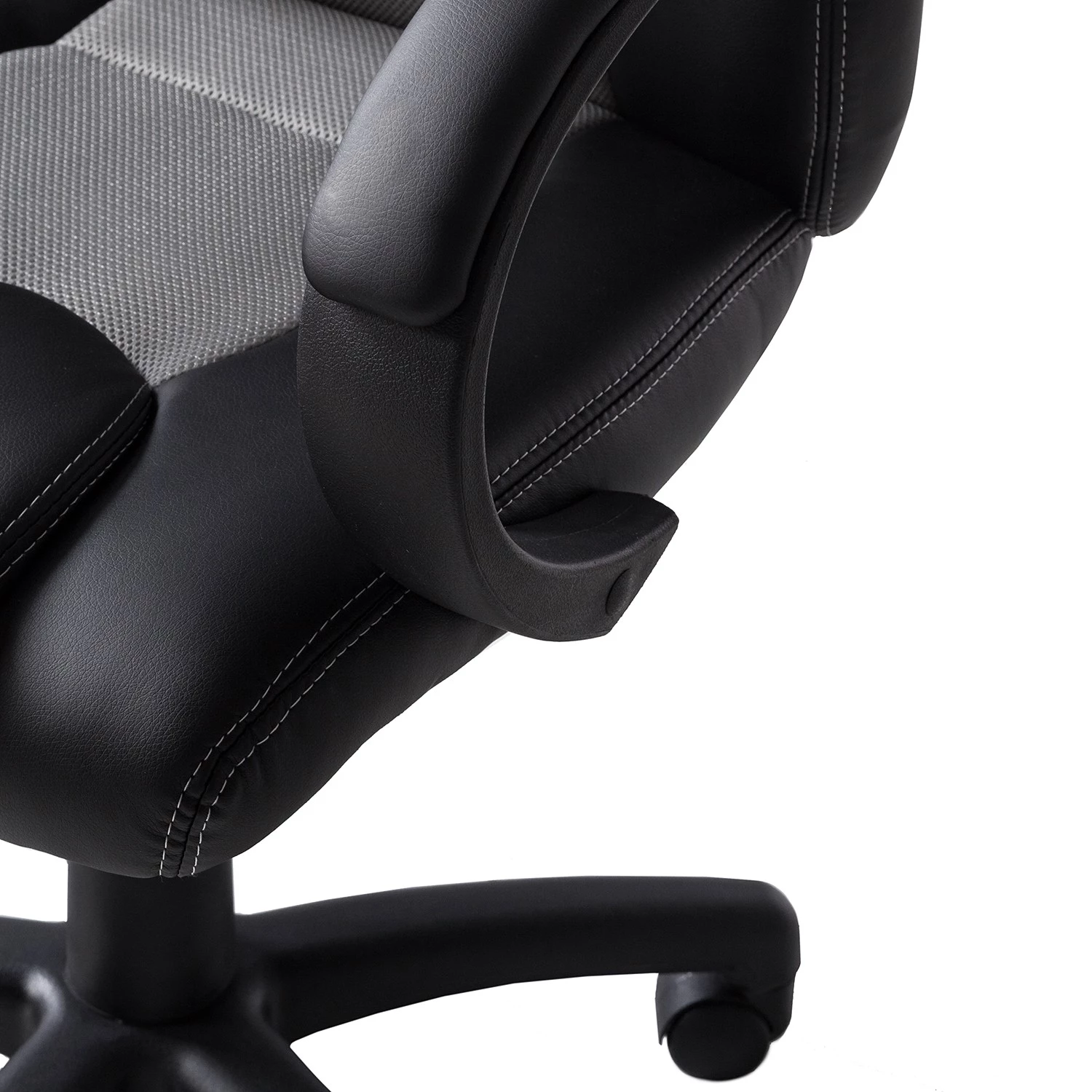 Furnitive Gaming Chair Livaro - Kunstleder & Mesh / Kunststoff - Schwarz / Grau 10 Furnitive Gaming Chair Livaro - Kunstleder & Mesh / Kunststoff - Schwarz / Grau – Bild 10