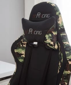 Furnitive Gaming Chair mcRacing N51 - Kunstleder / Kunststoff - Schwarz / Camouflage -Deutschland Stühle Verkaufs-Shop 1000207826 201008 06404000058 DETAILS P000000001000207826