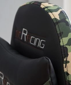 Furnitive Gaming Chair mcRacing N51 - Kunstleder / Kunststoff - Schwarz / Camouflage -Deutschland Stühle Verkaufs-Shop 1000207826 201008 06404200062 DETAILS P000000001000207826