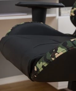 Furnitive Gaming Chair mcRacing N51 - Kunstleder / Kunststoff - Schwarz / Camouflage -Deutschland Stühle Verkaufs-Shop 1000207826 201008 06404200063 DETAILS P000000001000207826