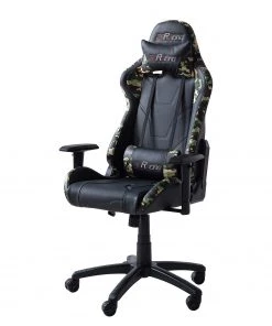 Furnitive Gaming Chair mcRacing N51 - Kunstleder / Kunststoff - Schwarz / Camouflage