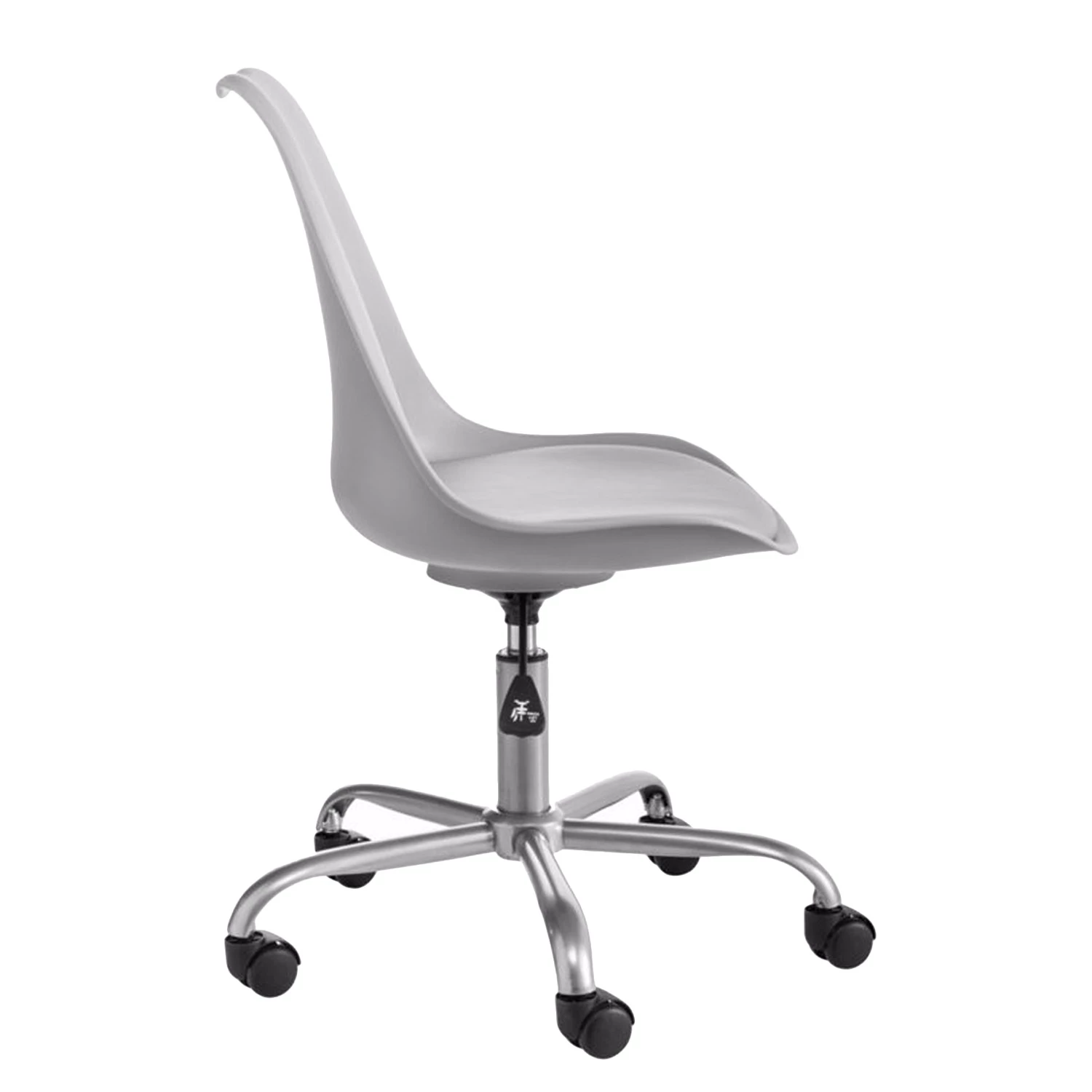 Loftscape Bürodrehstuhl Derlan - Kunstleder / Metall - Grau 3 Loftscape Bürodrehstuhl Derlan - Kunstleder / Metall - Grau – Bild 3