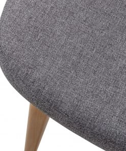 Mørteens Polsterstuhl Jacklin II (2er-Set) - Webstoff / Metall - Eiche Dekor - Lichtgrau -Deutschland Stühle Verkaufs-Shop 1000208746 201021 16222600030 DETAILS P000000001000208746