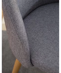 Mørteens Polsterstuhl Jacklin II (2er-Set) - Webstoff / Metall - Eiche Dekor - Lichtgrau -Deutschland Stühle Verkaufs-Shop 1000208746 210106 06513400004 DETAILS P000000001000208746