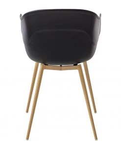 Mørteens Armlehnenstuhl Odon - Kunststoff / Metall - Eiche Dekor - Schwarz - Einzelstuhl -Deutschland Stühle Verkaufs-Shop 1000208972 201202 13485400011 DETAILS P000000001000208972