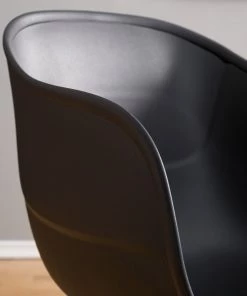 Mørteens Armlehnenstuhl Odon - Kunststoff / Metall - Eiche Dekor - Schwarz - Einzelstuhl -Deutschland Stühle Verkaufs-Shop 1000208972 201229 16274600004 DETAILS P000000001000208972