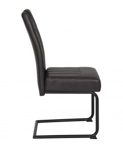 Loftscape Freischwinger Bovina (2er-Set) - Microfaser / Metall - Schwarz - Vintage Schwarz -Deutschland Stühle Verkaufs-Shop 1000209409 200402 15485200036 DETAILS P000000001000209409