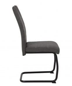 Loftscape Freischwinger La Paz III - Webstoff / Metall - Schwarz - Anthrazit - 2er Set -Deutschland Stühle Verkaufs-Shop 1000209416 200402 15492600079 DETAILS P000000001000209416