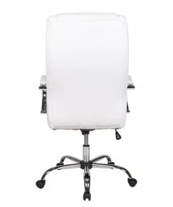 Duo Collection Chefsessel Cedric - Kunstleder / Metall - Weiß / Chrom -Deutschland Stühle Verkaufs-Shop 1000210733 200407 11051700028 DETAILS P000000001000210733