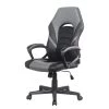 Furnitive Gaming Chair Monaca - Kunstleder - Schwarz / Dunkelgrau