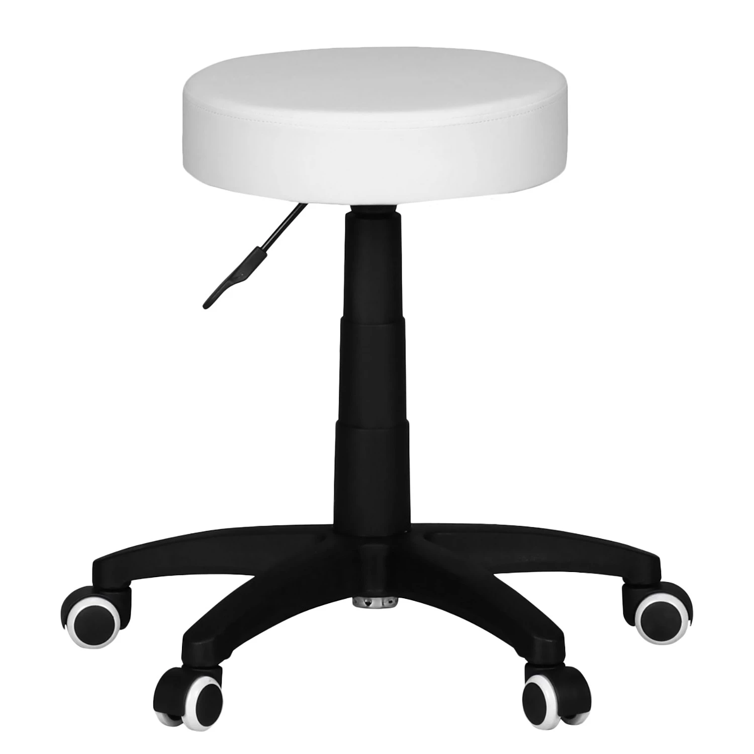 Furnitive Bürohocker Lemley - Kunstleder - Weiß 2 Furnitive Bürohocker Lemley - Kunstleder - Weiß – Bild 2