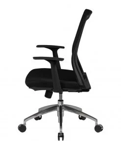 Furnitive Bürostuhl Bryant - Mesh / Aluminium - Schwarz -Deutschland Stühle Verkaufs-Shop 1000211731 200506 12473200127 DETAILS P000000001000211731