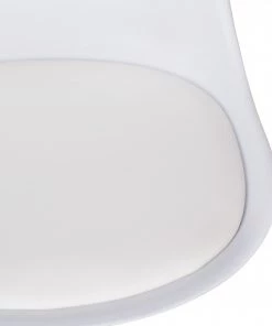 Furnitive Bürostuhl Kahoka - Kunstleder / Metall - Chrom - Weiß -Deutschland Stühle Verkaufs-Shop 1000211737 200506 12473400172 DETAILS P000000001000211737